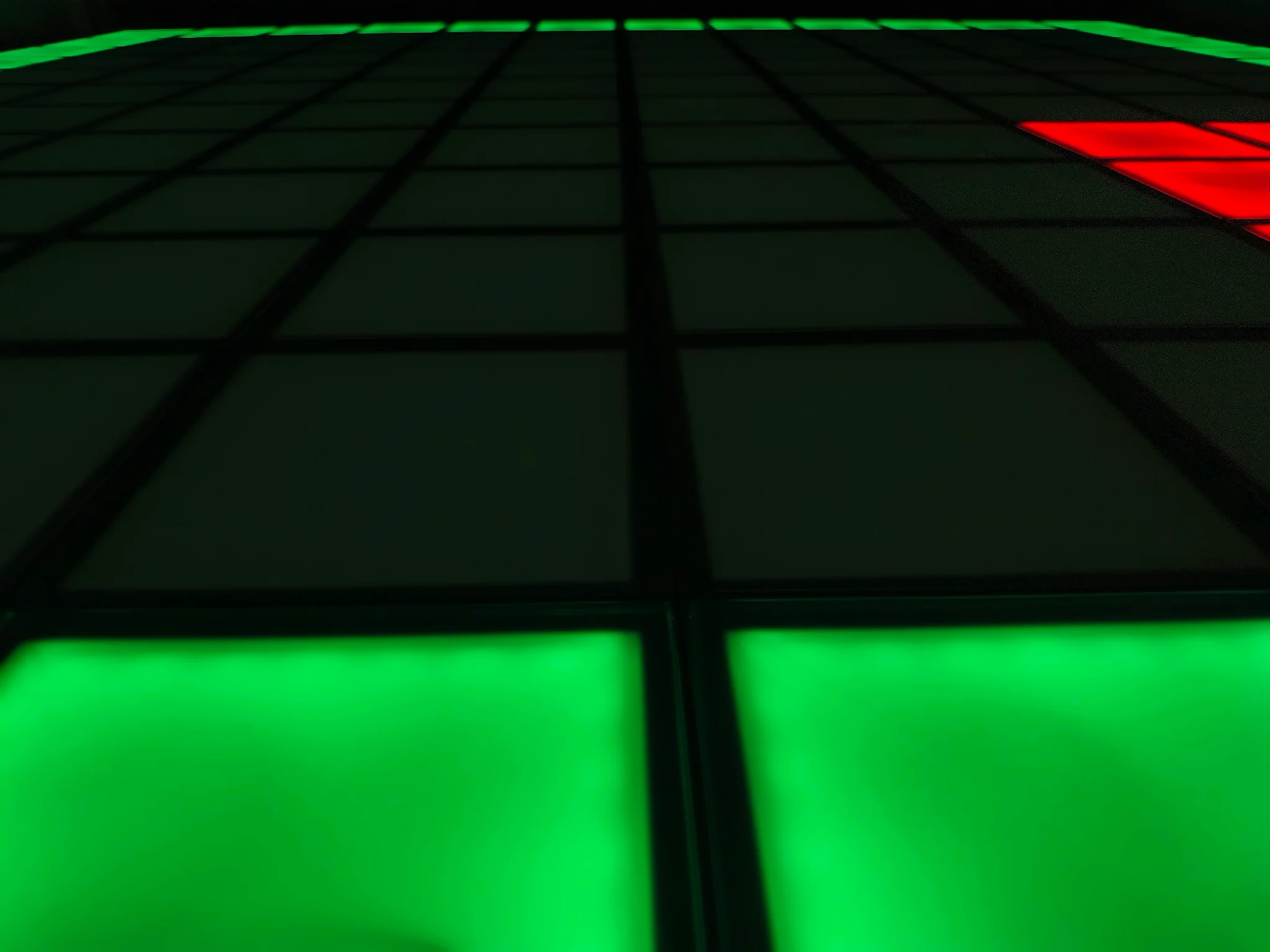 Ambiance lumineuse du sol interactif Pixel Arena